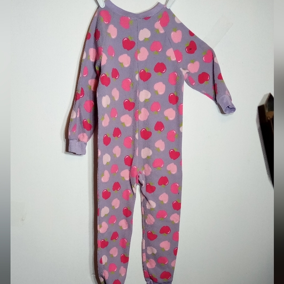Planet ZZZ Purple Pink Fleece Pajamas Sz 6 - Picture 3 of 6